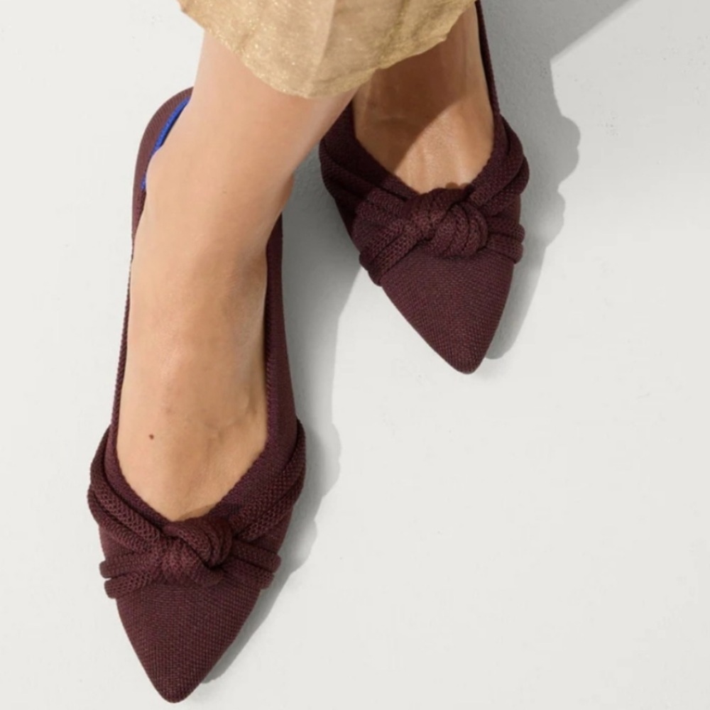 Rothys Shoes Flats size 9.5 Brown